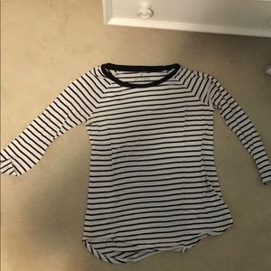 Striped long sleeve t shirt
